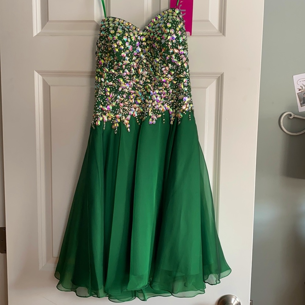 Jovani Emerald Green Dress